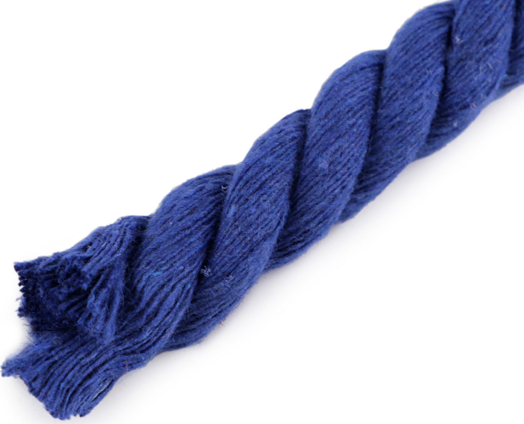 Bavlněná šňůra kroucená Ø12 mm macrame Varianta: 10 bílá, Balení: 10 m