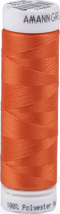 Polyesterové nitě návin 100 m Aspotex 120 Amann Varianta: 1334 oranžová mrkvová, Balení: 5 ks
