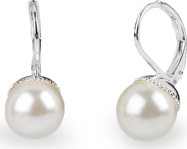 Perlové náušnice jablonecká bižuterie Varianta: 1 perlová, Balení: 1 pár