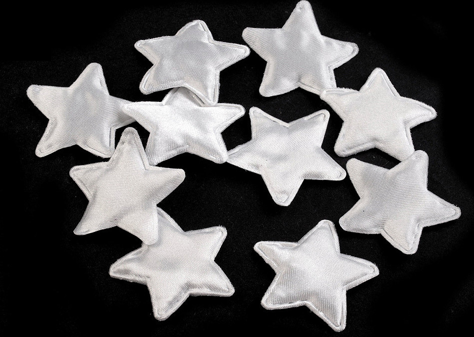 Hvězda Ø30 mm Varianta: 9 bílá, Balení: 100 ks