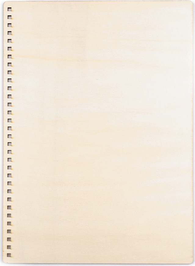 Dřevěné desky na výrobu zápisníku A4 Varianta: přírodní, Balení: 2 ks