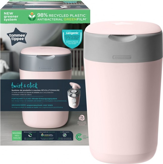 SANGENIC by TOMMEE TIPPEE 510020 NÁDOBA NA POUŽITÉ PLENY TWIST RŮŽOVÁ