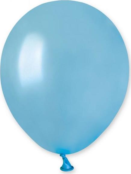 AM50 kovové 5" balónky - modré 35/100 ks.