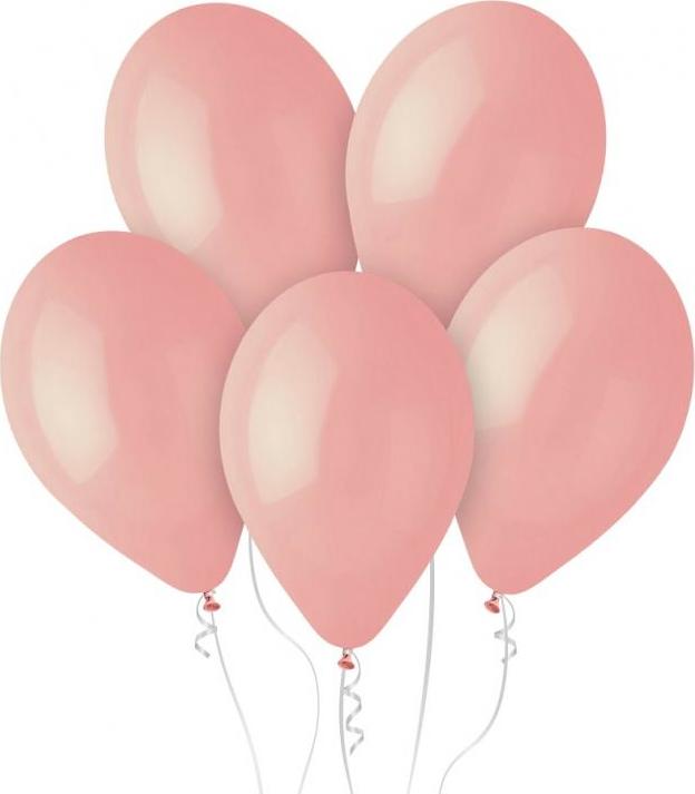 G120 pastelové balónky 13" - jemné růžové 73/ 50 ks (makaron)