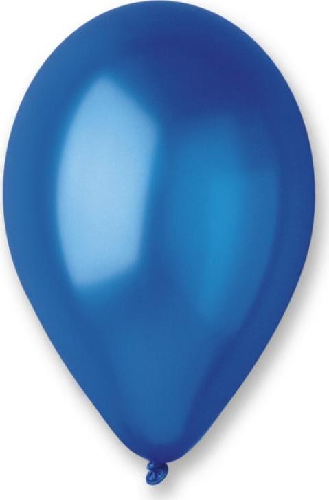 GM90 kovové balónky 10" - tmavě modrá 54/100 ks.