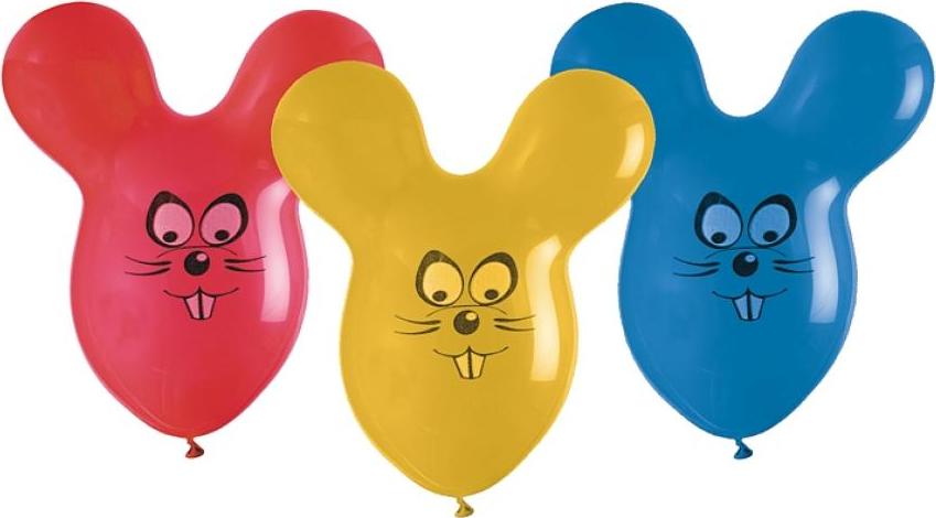 Prémiové balónky pro myši, 65 cm / 3 ks.
