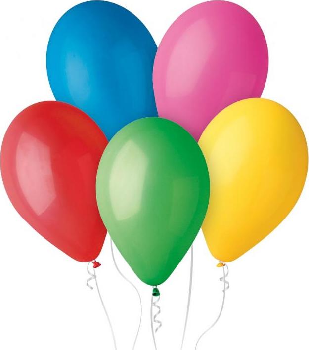 Pastelové balónky G120 13" - různé barvy 80 / 50 ks.