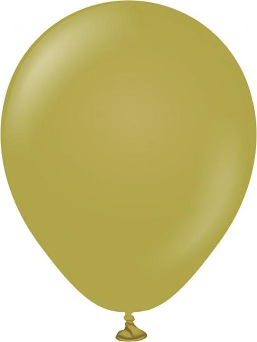 Balónky Beauty&Charm, pastelové olivové 5"/20 ks. KK