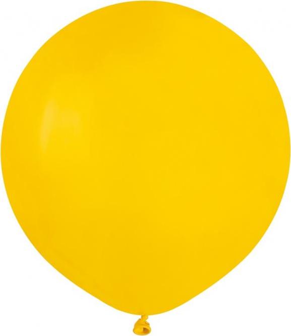 G150 pastelové balónky 19" - žluté 02/ 50 ks.
