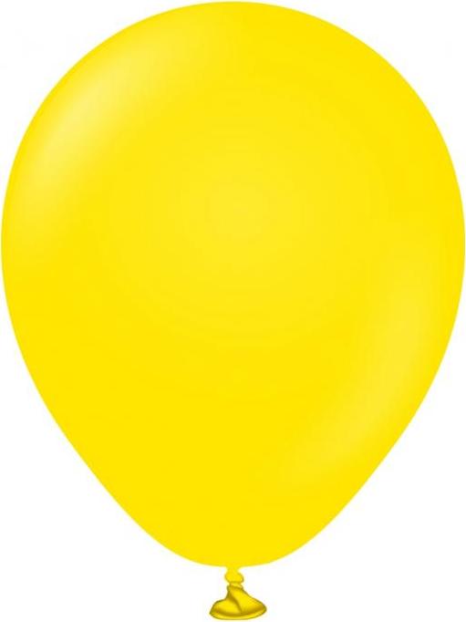 Balónky Beauty&Charm, pastelově žluté 5"/ 20 ks.