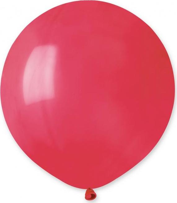 G150 pastelové 19" balónky - červené 05/ 50 ks.