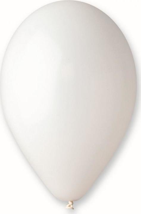 Prémiové bílé balónky, 10"/ 10 ks.
