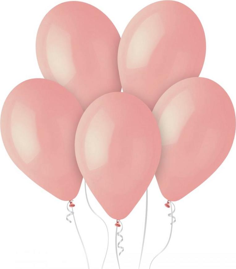 G110 pastelové balónky 12" - jemné růžové 73/100 ks (makaron)