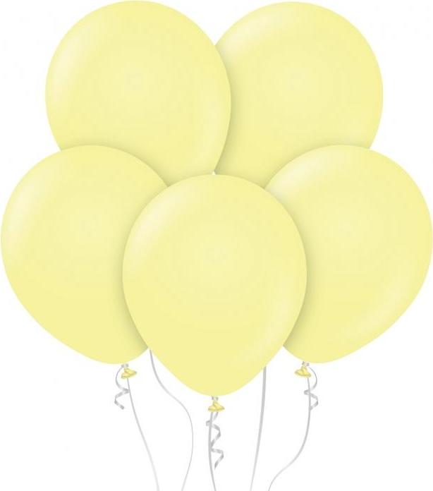 Balónky Beauty&Charm, těstovinově žluté, 12"/ 50 ks. KK