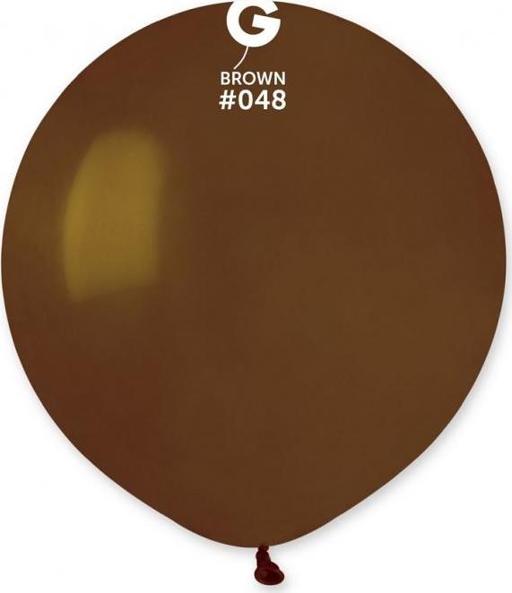 G150 pastelové balónky 19" - hnědé 48/50 ks.