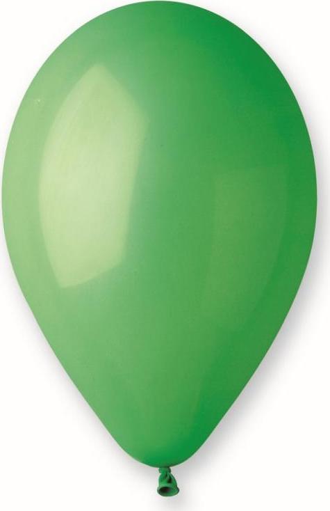 A80 pastelové 9" balónky - zelené 12/100 ks.