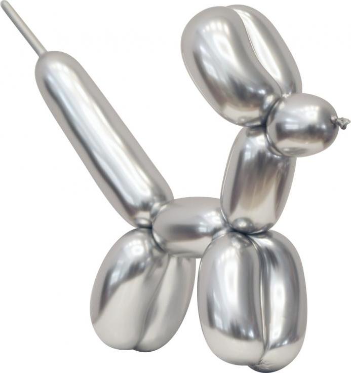 Modelovací balónky Beauty&Charm, platinově stříbrná, 50 ks KK