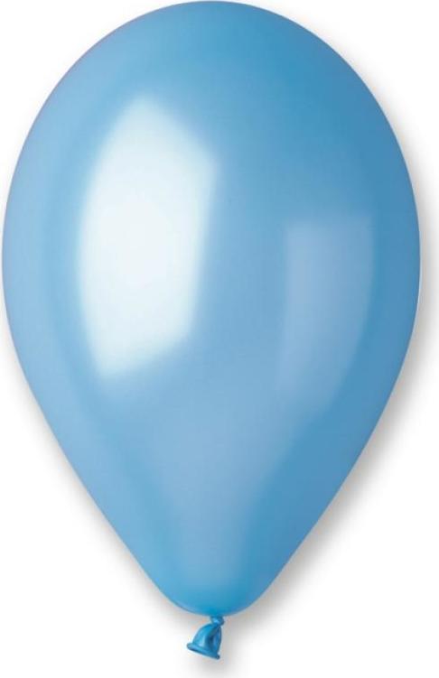 GM90 kovové balónky 10" - modré 35/100 ks.