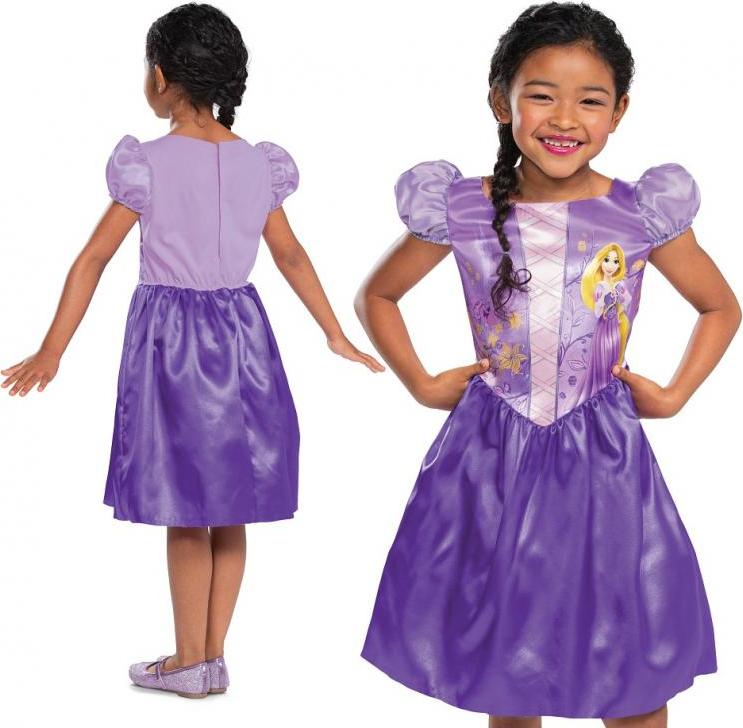 Disguise Základní kostým Rapunzel - Tangled Princess (licence), velikost M (7-8 let)