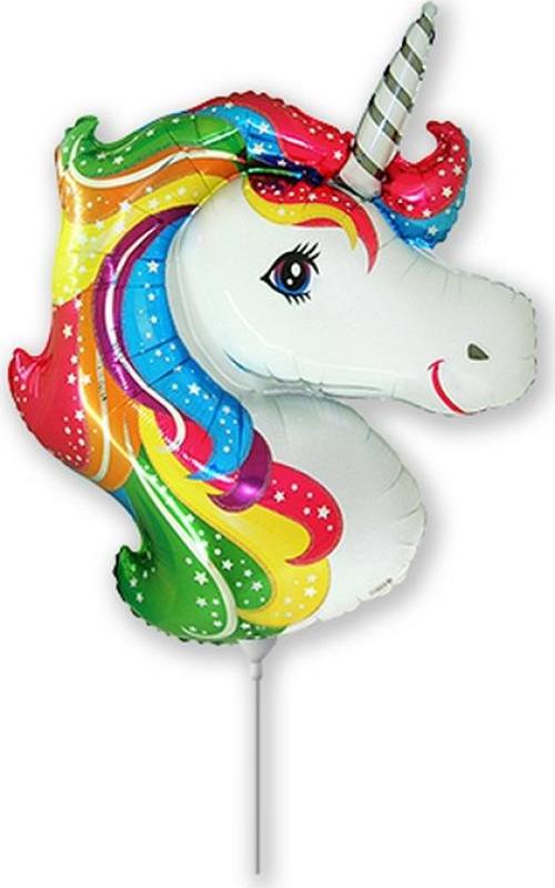 Flexmetal Fóliový balónek 14" FX - "Unicorn (hlava)