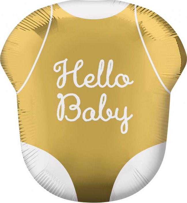 Amscan Fóliový balónek SuperShape Hello Baby, balený
