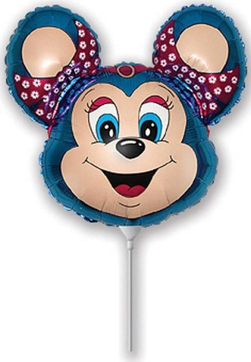 Flexmetal Fóliový balónek 14" FX - "Babsy Mouse" (modrý)