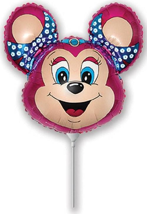 Flexmetal Fóliový balónek 14" FX - "Babsy Mouse" (růžový)