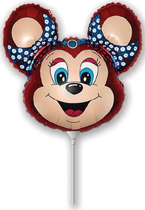 Flexmetal Fóliový balónek 14" FX - "Babsy Mouse" (červený)