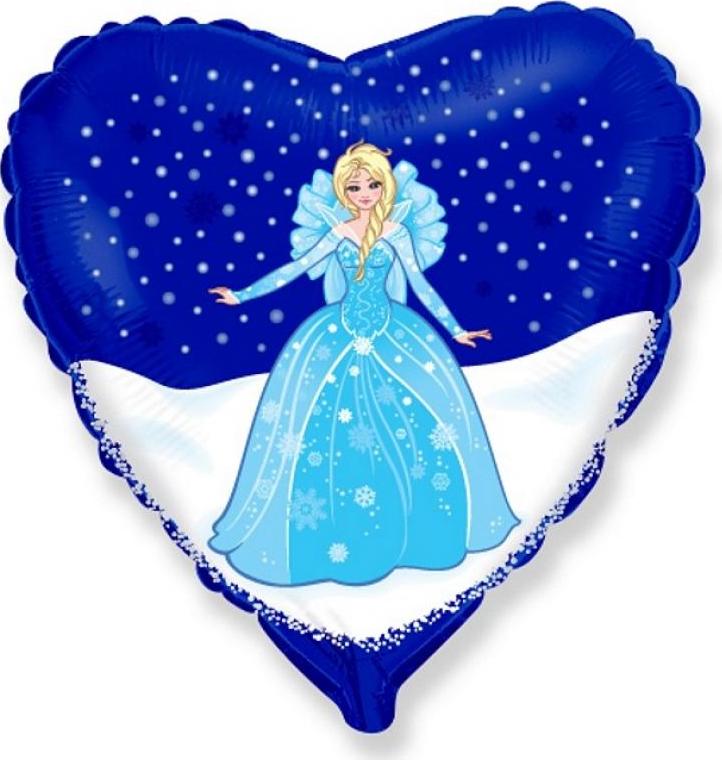 Flexmetal Fóliový balónek 18" FX - Snow Land - Princess (blond)