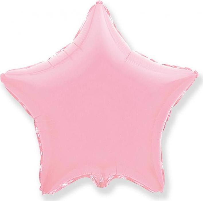 Flexmetal Fóliový balónek 18" FX - "Star" (jemně růžový)