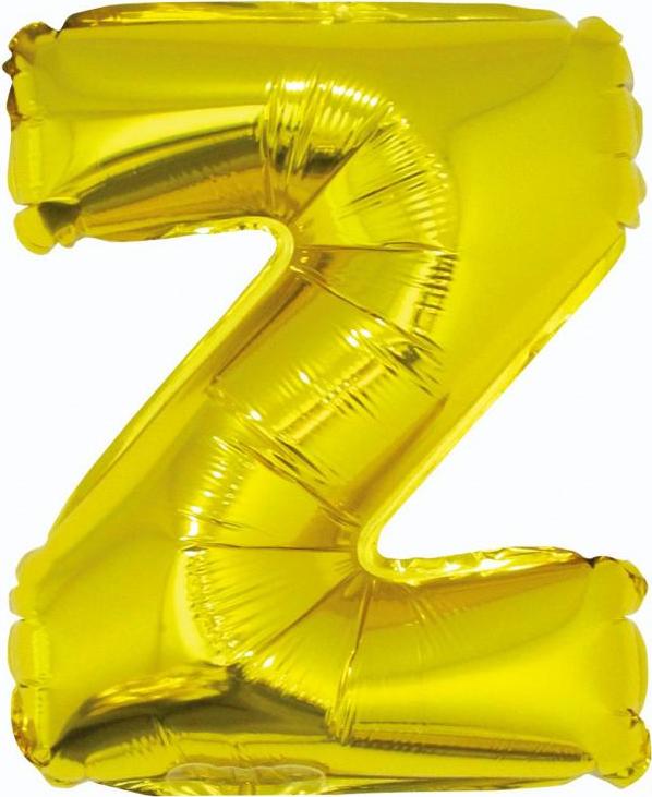 Godan / balloons Fóliový balónek "Písmeno Z", zlatý, 35 cm KK