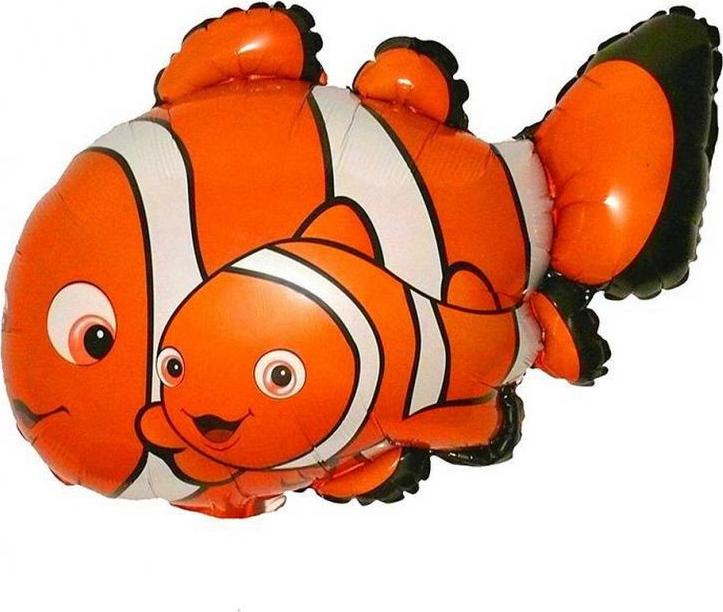 Flexmetal Fóliový balónek 14" FX - "Usměvavá klaunská ryba