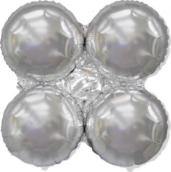Flexmetal Fóliový balónek 22" FX – Základna pro vzduchem nafukované balónky, stříbrná