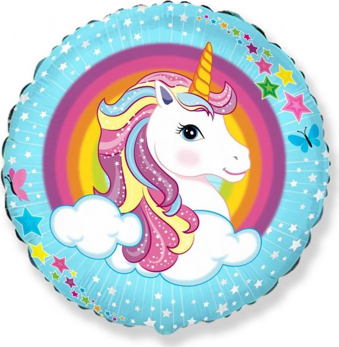 Flexmetal 18" fóliový balónek FX - Unicorn