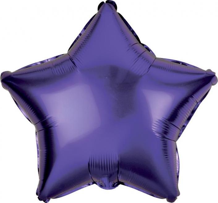 Godan / balloons Fóliový balónek "Hvězda", fialový, 19