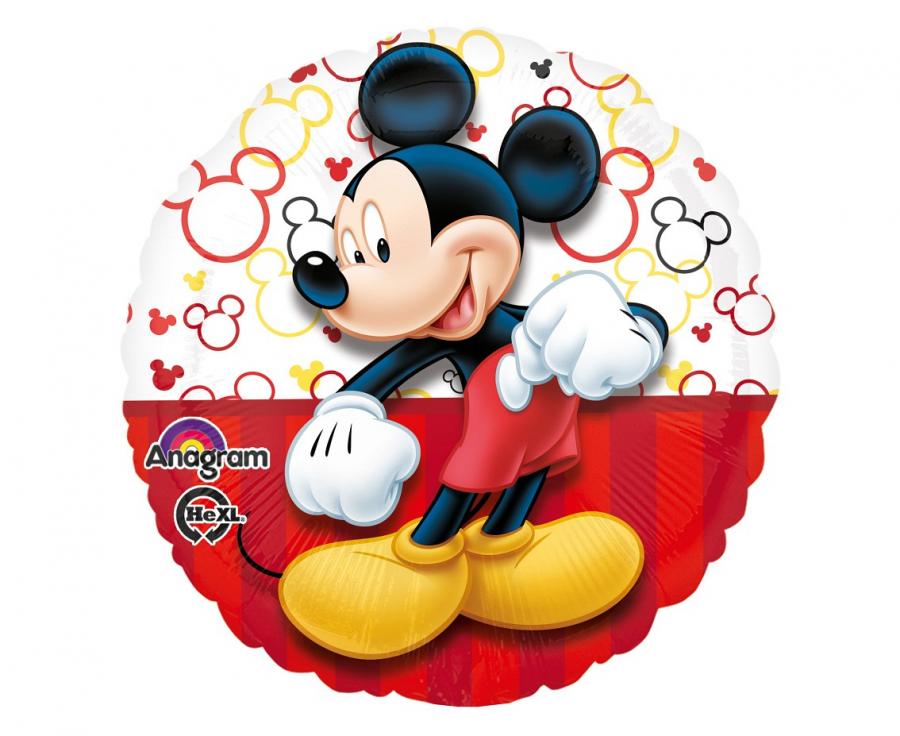 Amscan Fóliový balónek 18" CIR - "Portrét Mickey Mouse