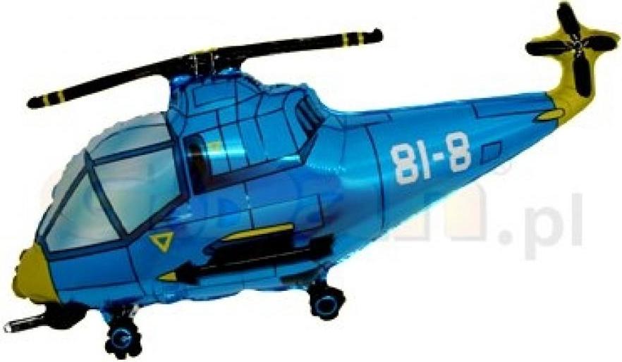 Flexmetal Fóliový balónek 14" FX - "Helicopter" (modrý)