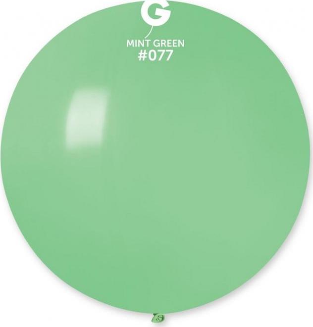 Balónek G220 pastelový míč 0,75m - mátově zelený 77 (makaron)