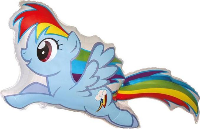 Flexmetal 24" fóliový balónek FX - My Little Pony: Rainbow Dash