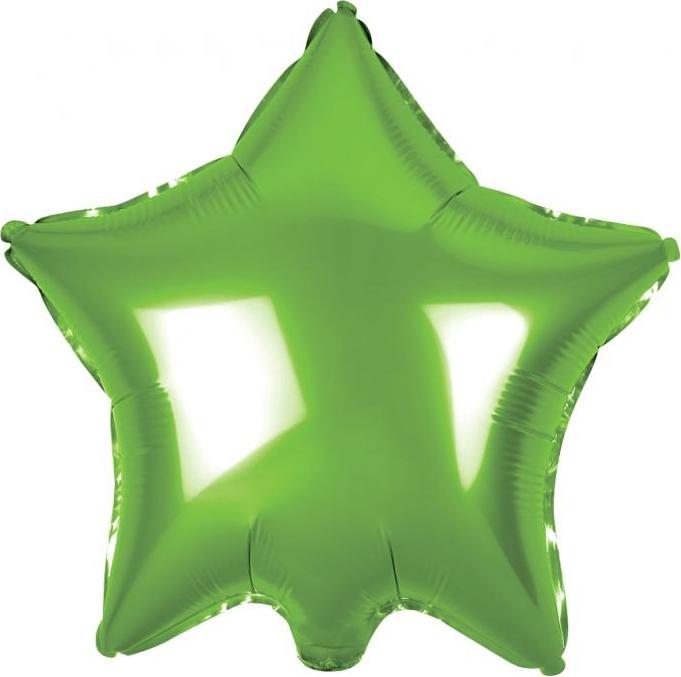 Godan / balloons Fóliový balónek "Hvězda", zelený, 19