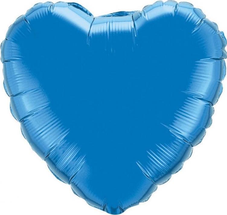 Flexmetal Fóliový balónek 18" FX - "Srdce" (modrý)