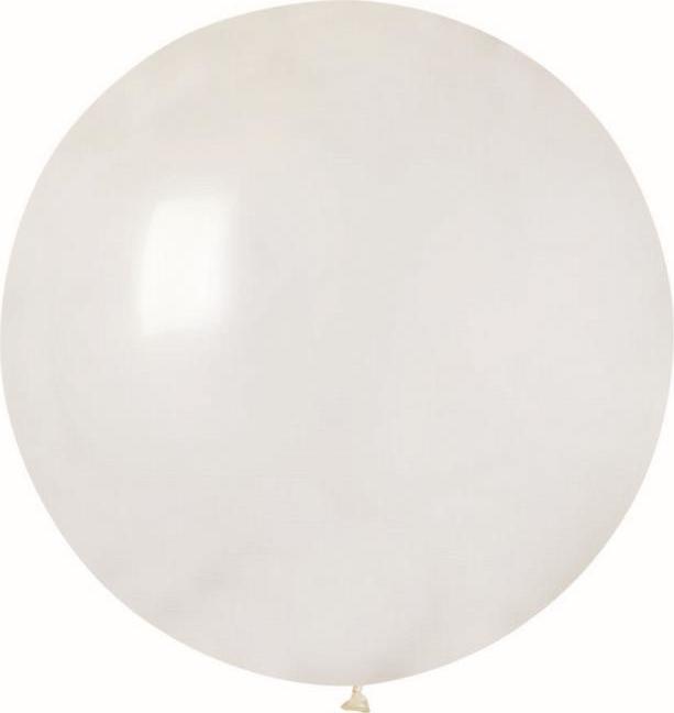 Balónek G30 pastelový míč 0,80m - průhledný 00