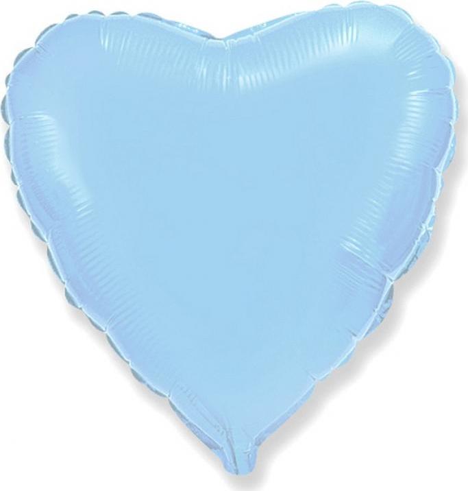 Flexmetal Fóliový balónek 18" FX - "Heart" (jemně modrý)