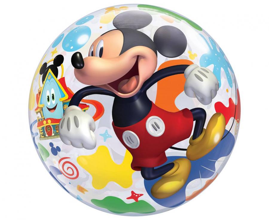 Qualatex Fóliový balónek 22" QL Bubble Capacity "Mickey Mouse Fun