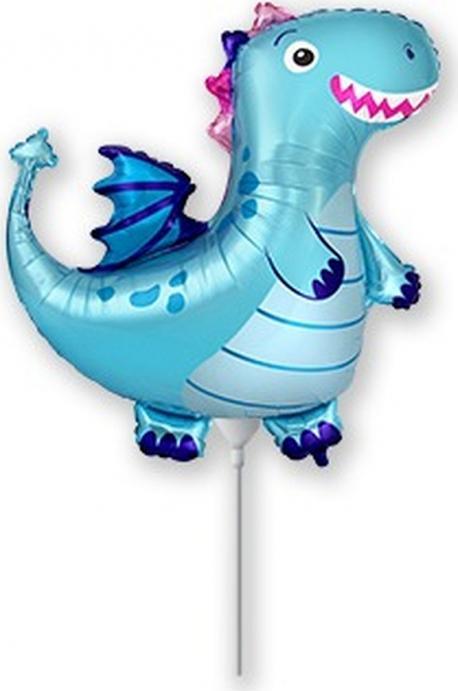 Flexmetal Fóliový balónek 14" FX - Modrý drak