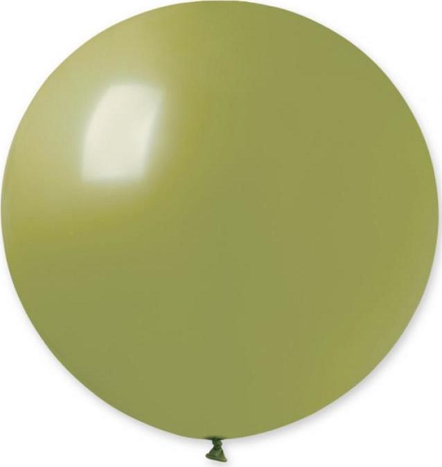 Balónek G30 pastelový míč 0,80m - olivově zelený 98
