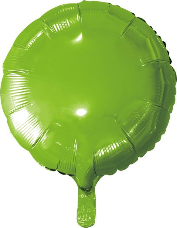 Godan / balloons Balónek fóliový "Kulatý", zelený, 18" KK