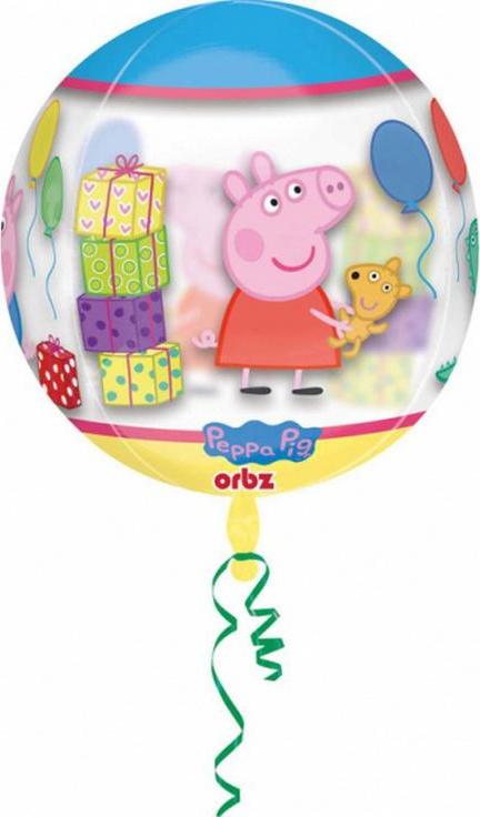 Amscan 16" fóliový balónek ORBZ - míček Peppa Pig