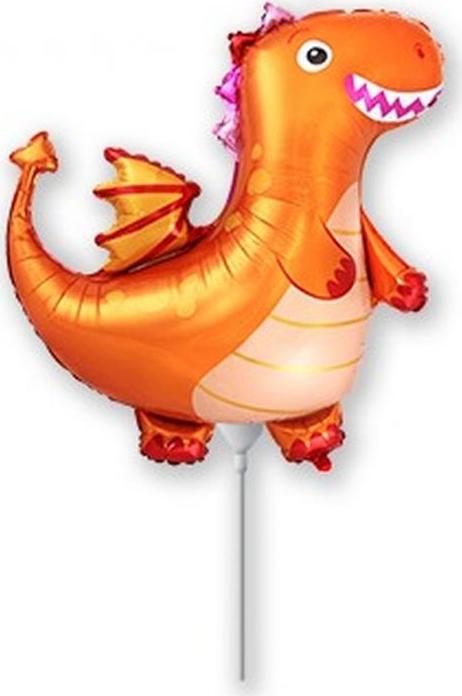 Flexmetal 14" fóliový balónek FX - oranžový drak