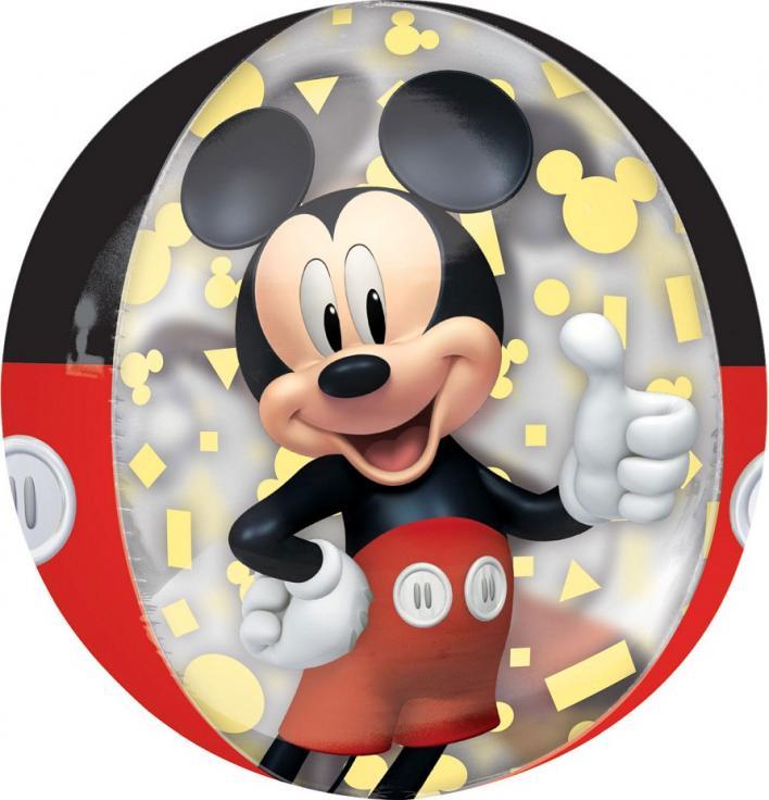 Amscan Fóliový balónek ORBZ - Mickey Mouse Forever, 38 x 40 cm (baleno) / 1 ks.